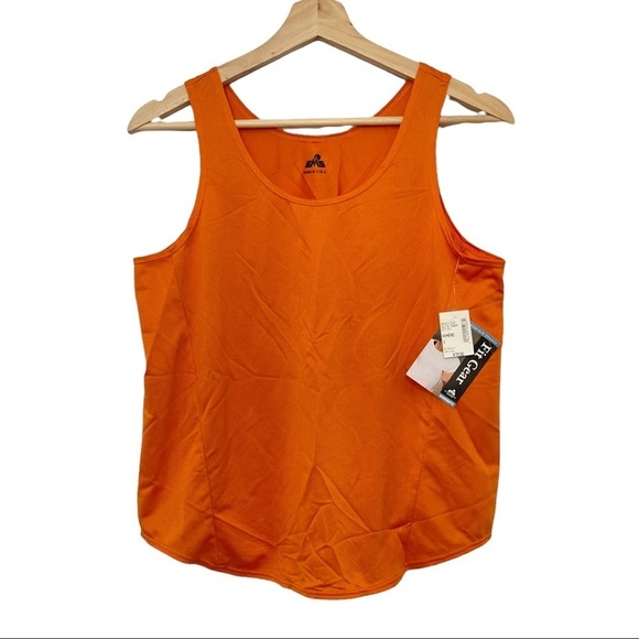 EMS Eastern Mountain Sports Women’s COOLMAX Fit Gear Orange Mesh Tank Top S - Picture 1 of 7